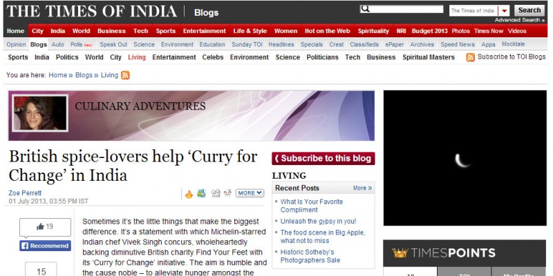 Times of India Blog